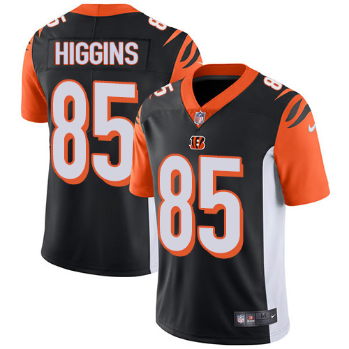 Nike Bengals #85 Tee Higgins Black Team Color Youth Stitched NFL Vapor Untouchable Limited Jersey